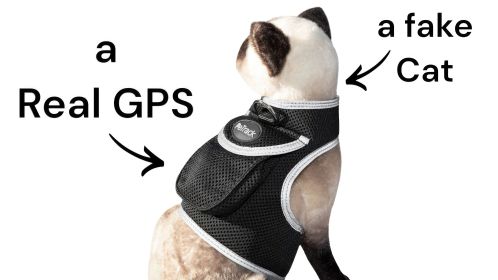 Get Realtime Pet Locations w/ Pet Tracker Mini Cat Dog GPS Tracking Collar Size:XS