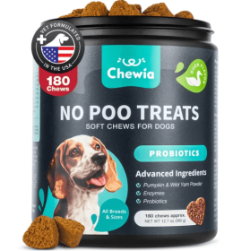 No Poo Chews for Dogs Coprophagia Deterrent for Dogs Forbid for Dogs Stool Eating Deterrent Dog Probiotics for Digestive Health Digestive Gut Imm (Option: Duck)