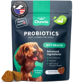 Do Not Sell On Amazon Probiotics For Dogs Support Gut Health Immunity Yeast Balance Itchy Skin Allergies Probiotics And Digestive Enzymes Coproph (Option: Chewia)