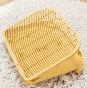 Litter Control Mat,  Cat Toilet Cat Litter Mat (Option: Yellow)
